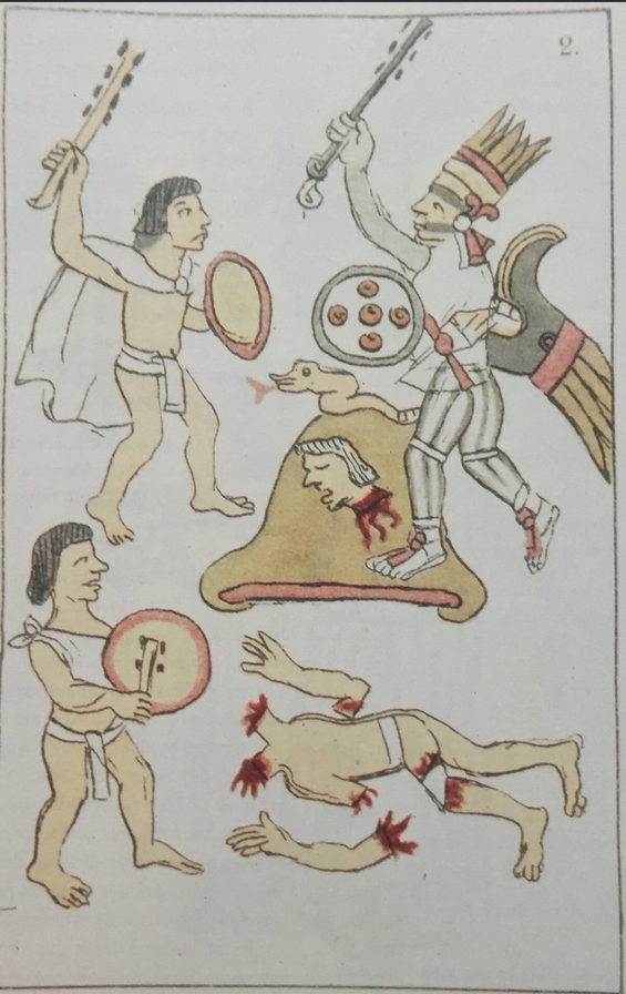 Huitzilopochtli beheads his Sister